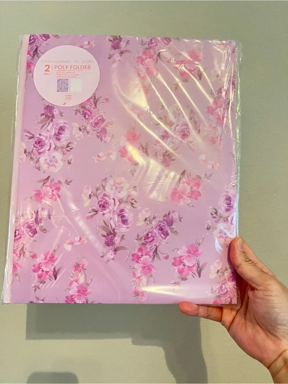 LoveShackFancy │ Yoobi Happy Thoughts & Coquette Bow 2 Pack Folders🎀